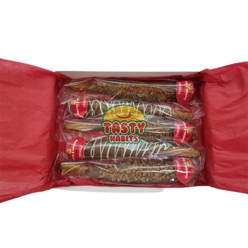 Full Pretzel Rods Red Box